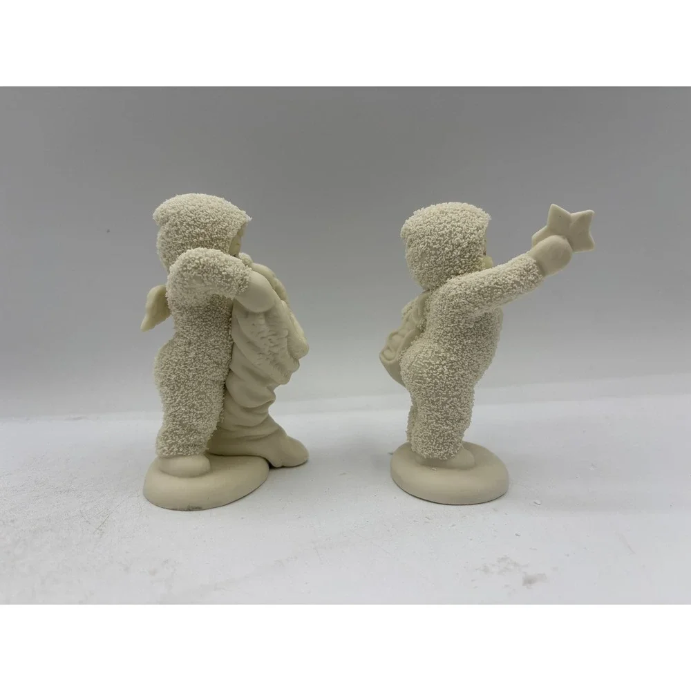 Dept 56 1996 Winter Tales of the Snowbabies With Hugs & Kisses Set of 2 68813